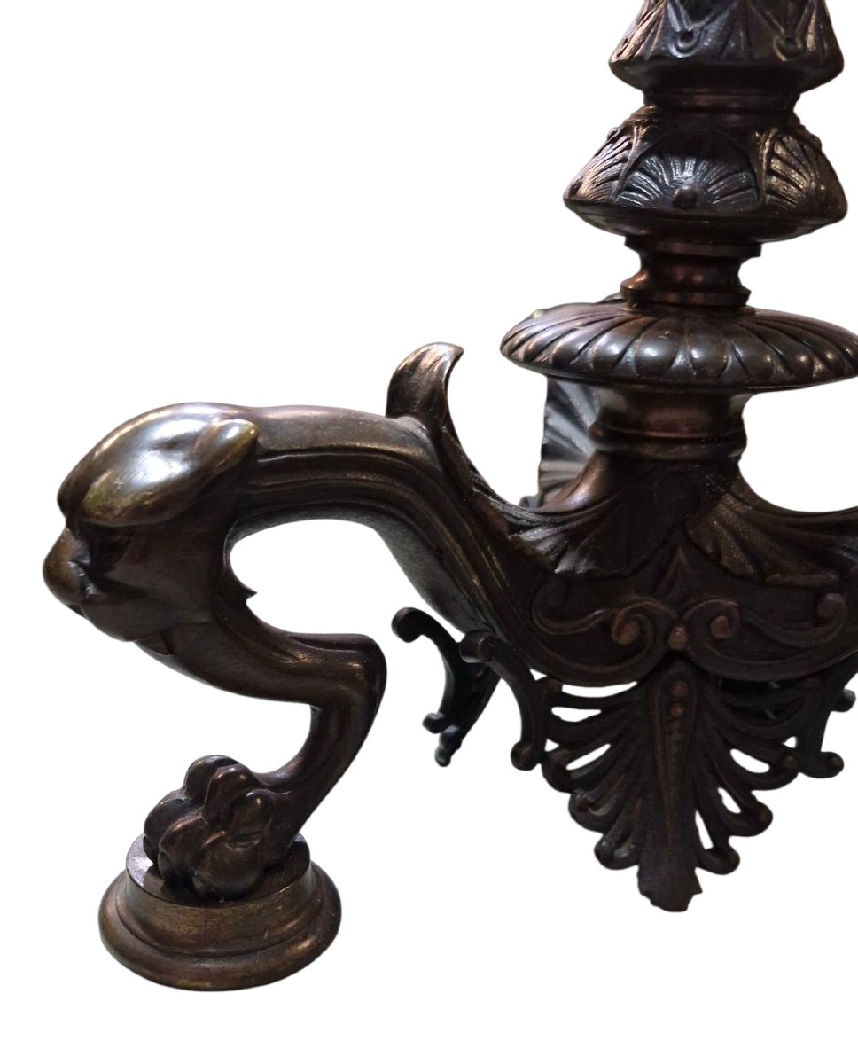 Paire de candélabre XIXÈME -photo-4