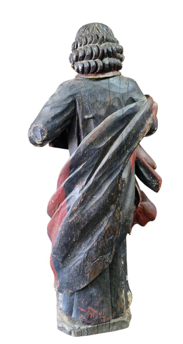 Statue Of A Saint With A Book-photo-2