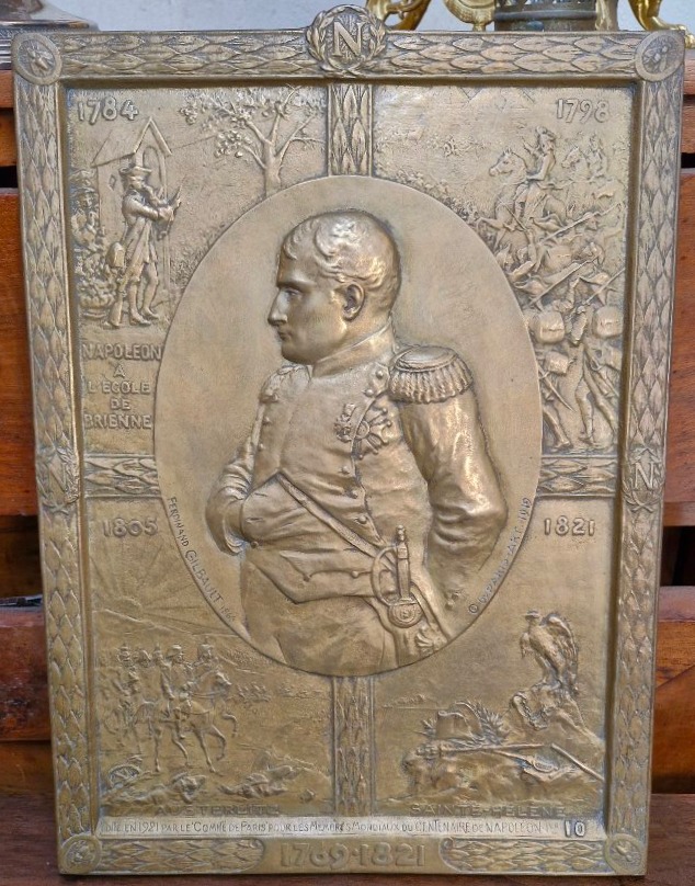 Plaque commémorative Napoléon 
