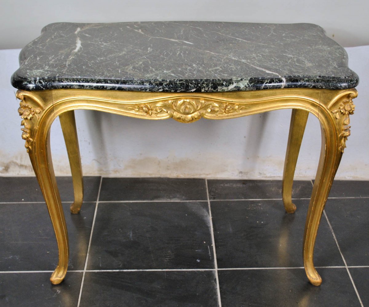 Console De Milieu En Bois Doré