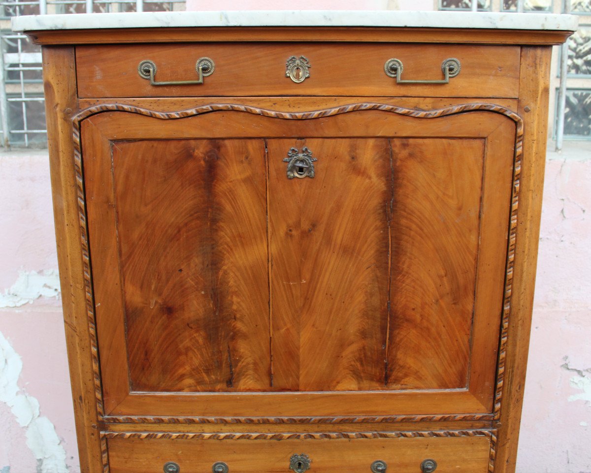 Secretaire Transition Louis XV- Louis XVI-photo-2