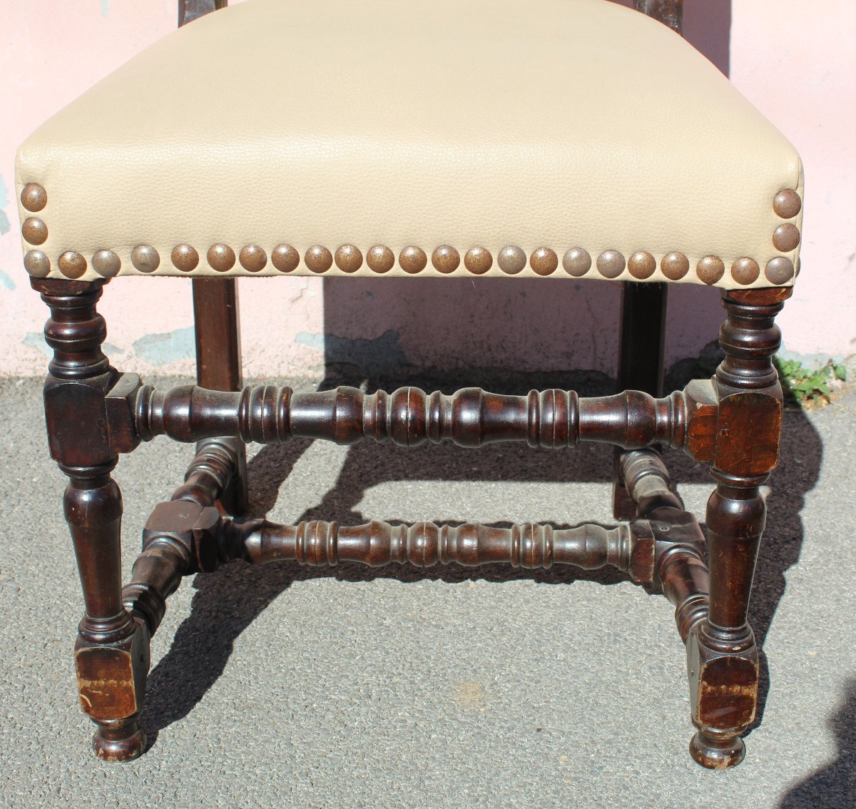 6 Chaises Style Louis XIII-photo-4