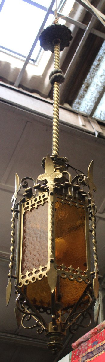 Lanterne en bronze Napoléon III-photo-2