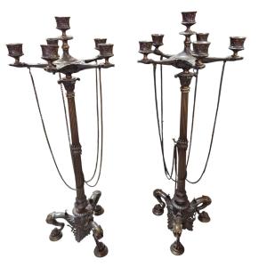 Pair Of 19th Century Candelabra 