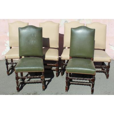 6 Louis XIII Style Chairs
