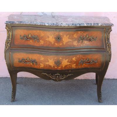 Commode Napoléon III de style Louis XV