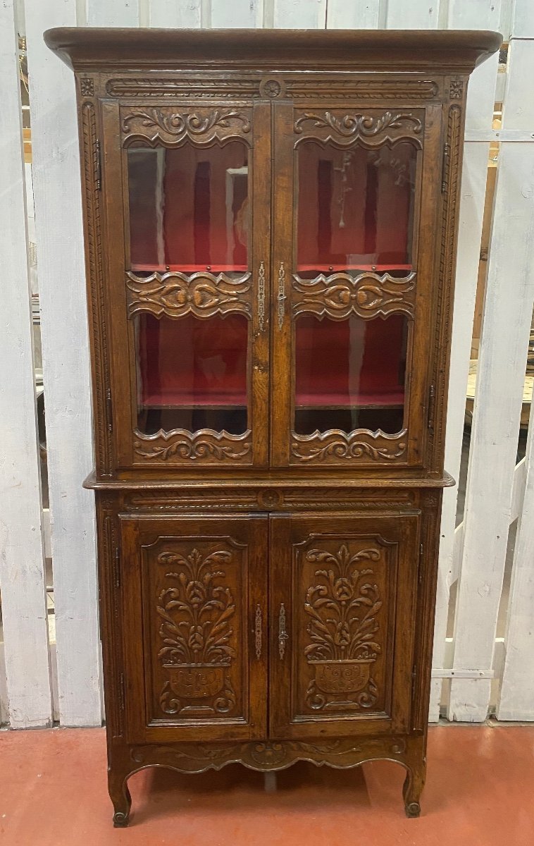 Small Sideboard Two Glazed Bodies