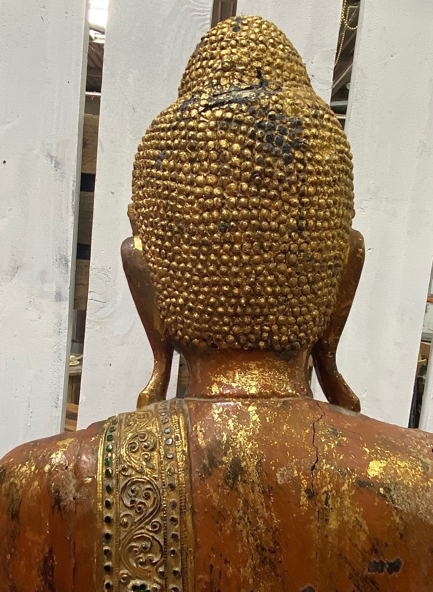 Bouddha mandalay de Birmanie XIXème -photo-4