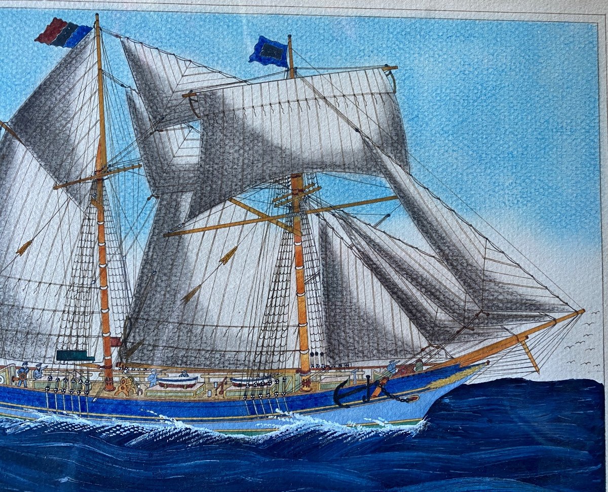 Gouache Marine Gilbert Pajot-photo-2