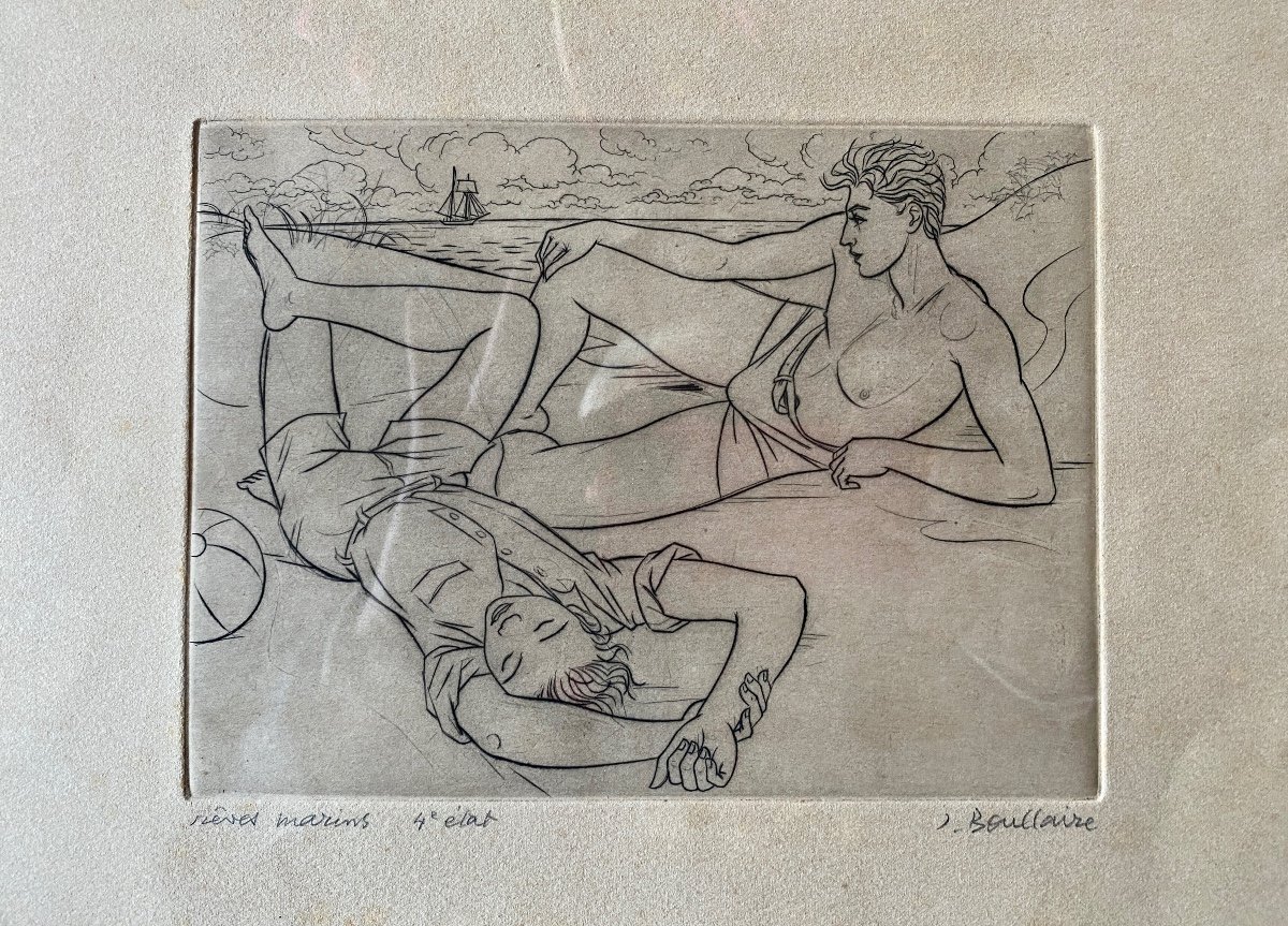 Gravure De Jacques Boullaire (1893-1976)-photo-2