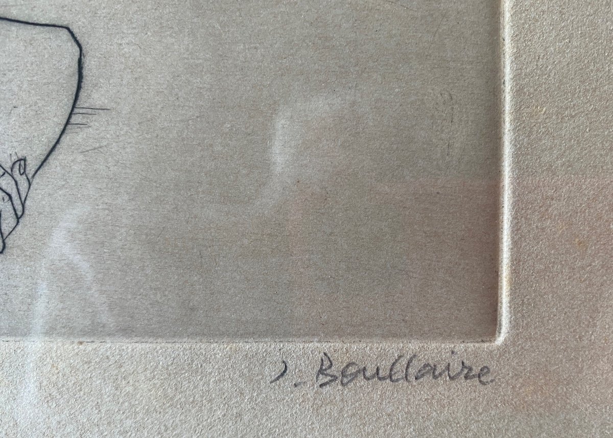 Gravure De Jacques Boullaire (1893-1976)-photo-3