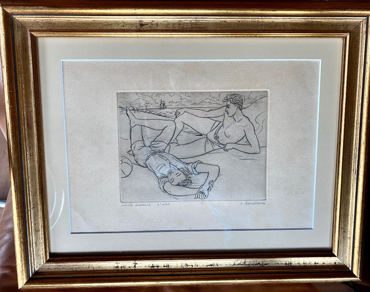 Gravure De Jacques Boullaire (1893-1976)