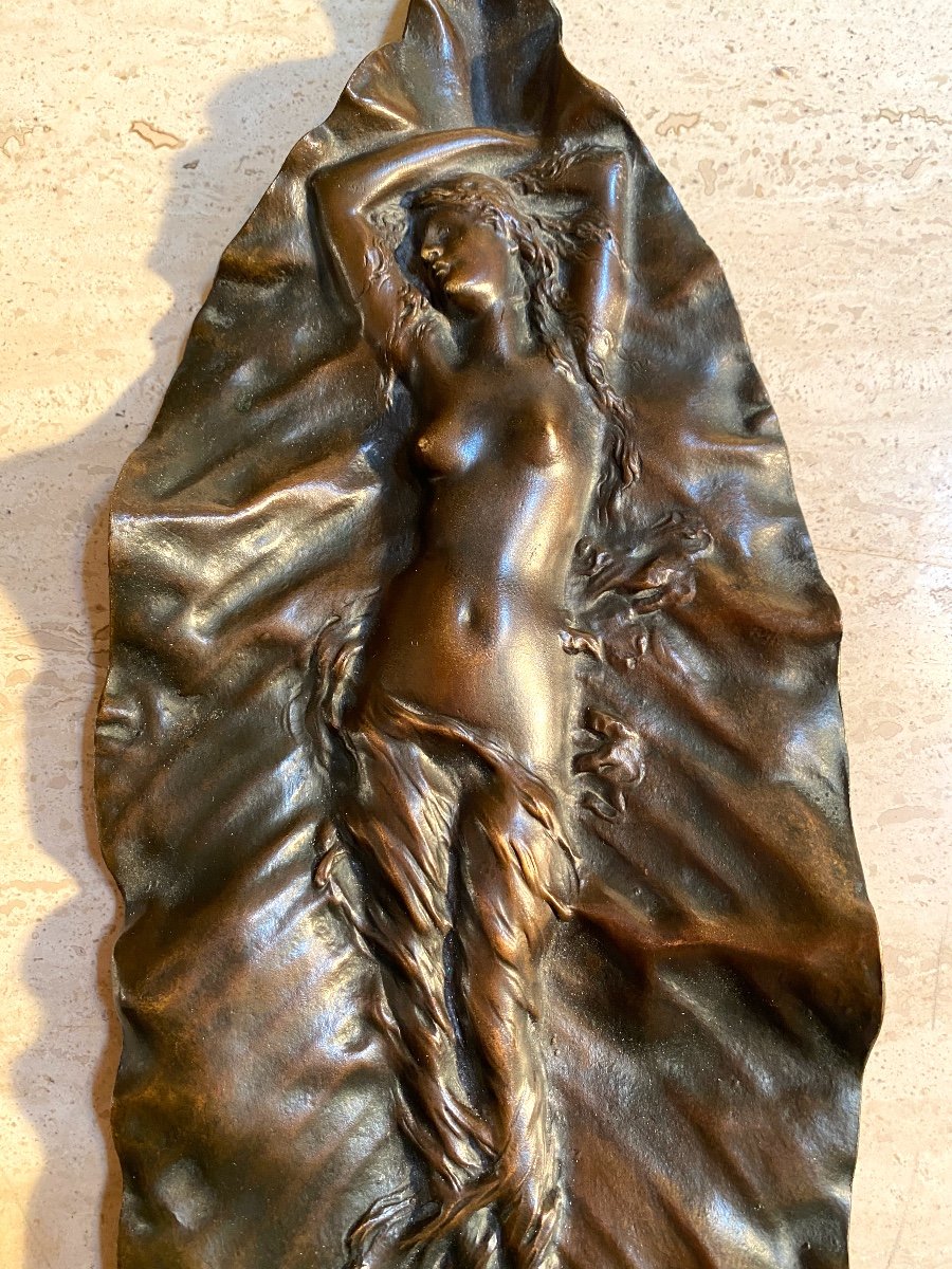 Bronze By Georges Delperrier Salon 1900-photo-3