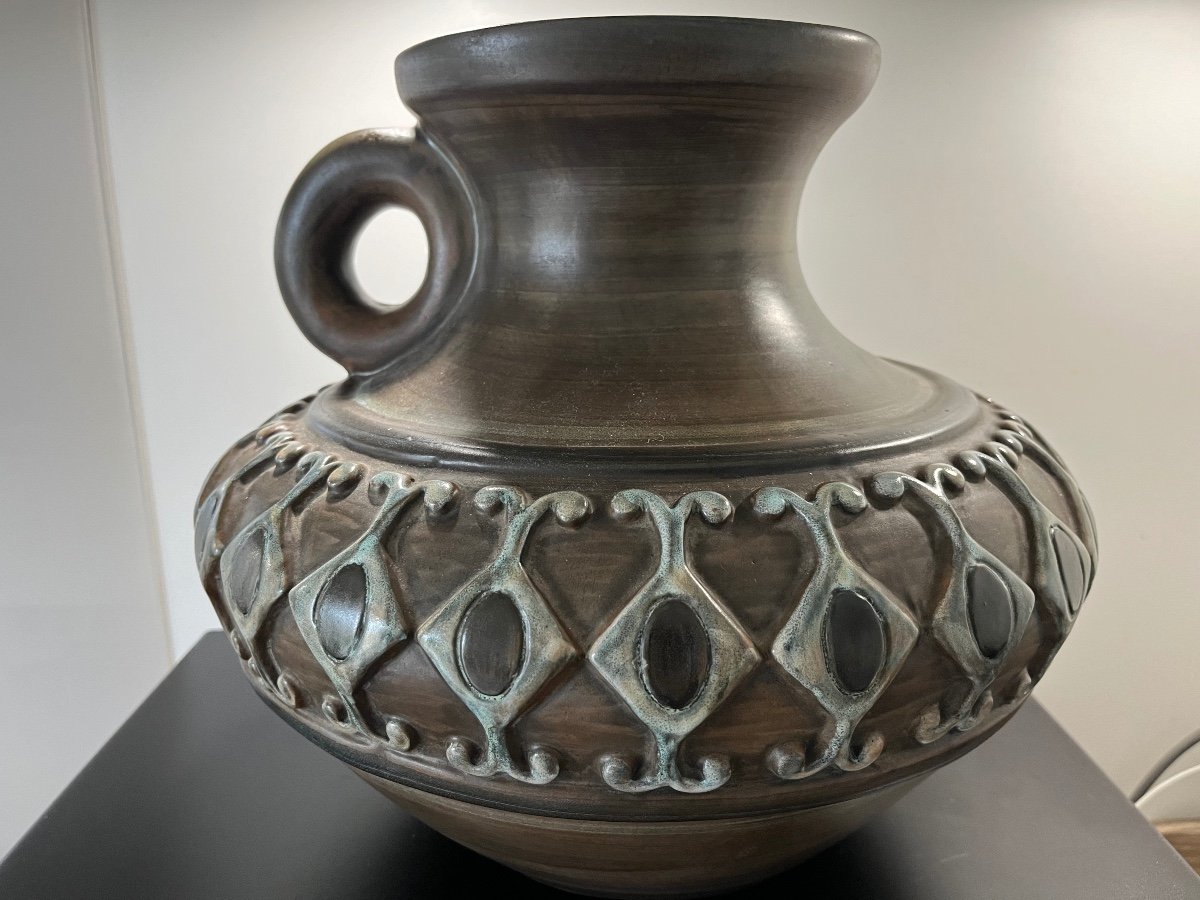 Ceramic Vase By Jean De Lespinasse