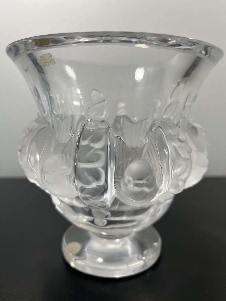 Dampierre Vase Signed Lalique-photo-1