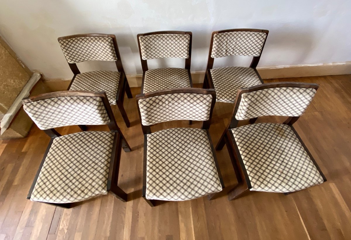 Set Of Six Vintage Chairs -photo-2