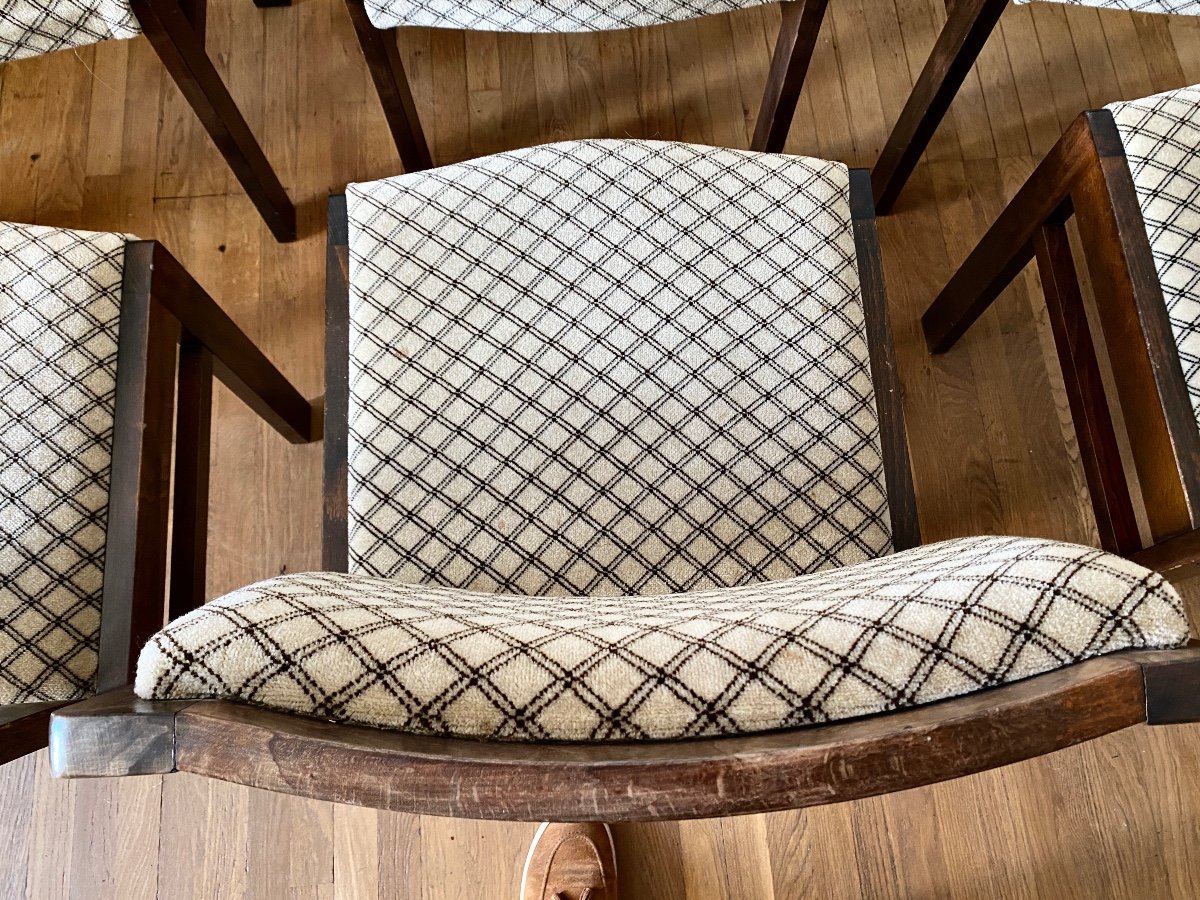 Set Of Six Vintage Chairs -photo-3