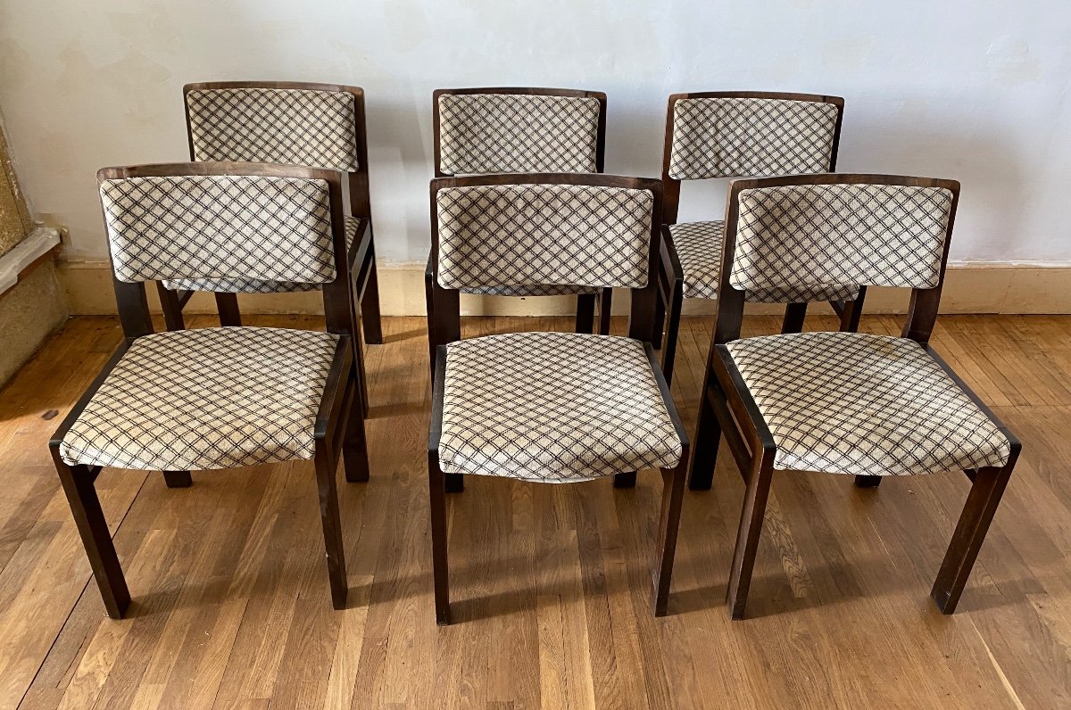 Set Of Six Vintage Chairs -photo-3