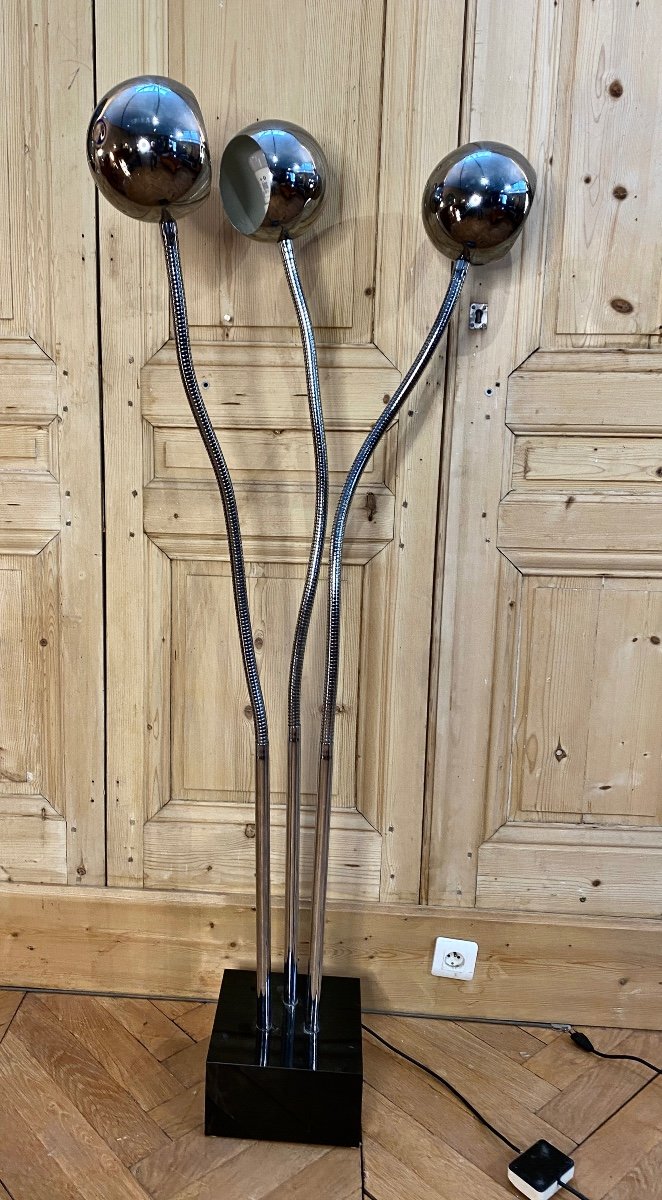 Hydra Floor Lamp By Pierre Folie For Jacques Charpentier Editions. -photo-4