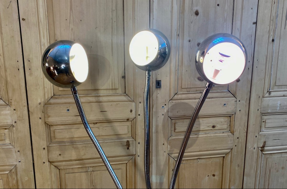Hydra Floor Lamp By Pierre Folie For Jacques Charpentier Editions. -photo-4