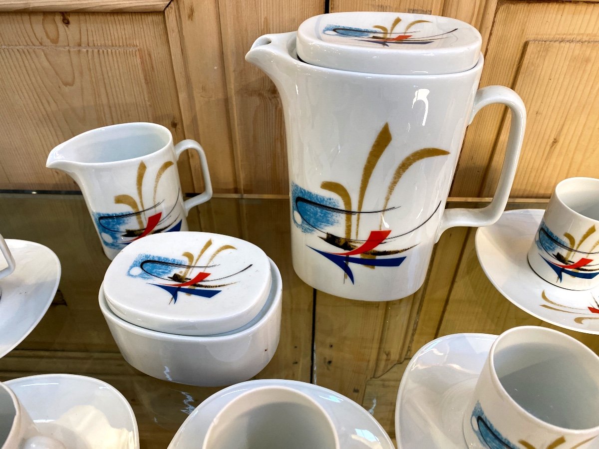  Georges Boyer Coffee Service, Limoges Porcelain-photo-1