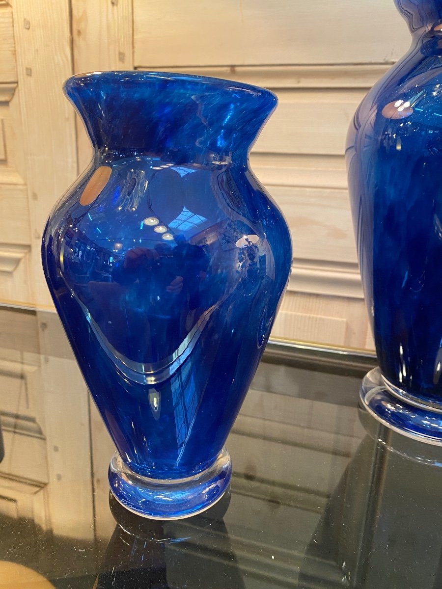  Daum, Series Of Three Vases -photo-4