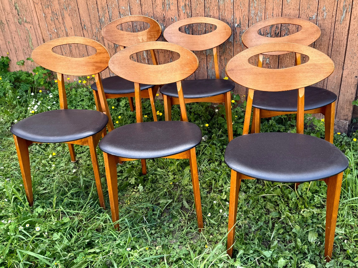 Serie De 6 Chaises Roger Landpult