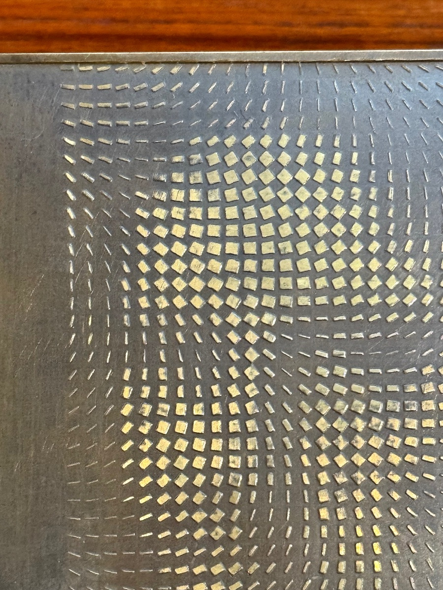 jean pierre Vasarely dit Yvaral bronze pyramidale représentant Mona lisa signé et numéroté-photo-3