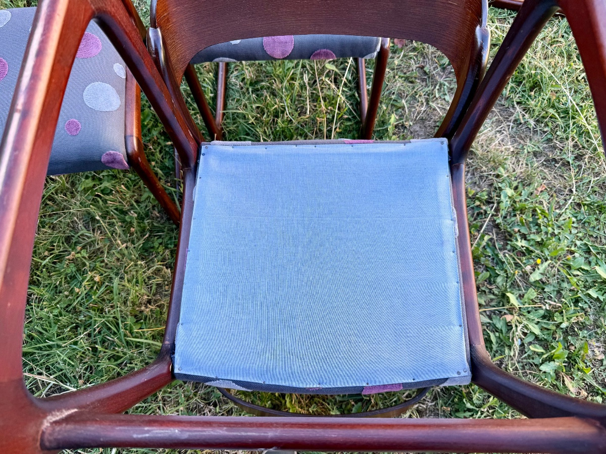 Set Of 6 Bartender Sled Chairs Plus Une-photo-2