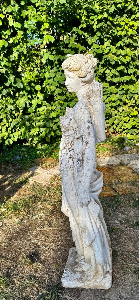 sculture Diane chasseresse pierre reconstituée-photo-7
