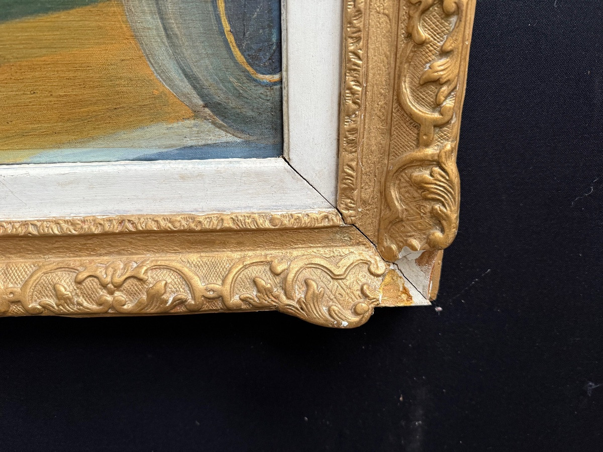 huile sur toile coureur automobile-photo-5