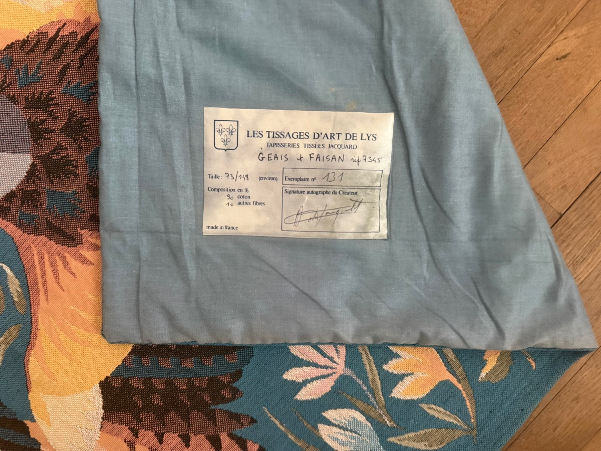 tapisserie jacquard signé Jacquelot-photo-5
