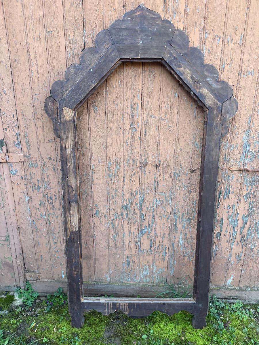 cadre de glace marocain en os et pierre d'agate-photo-7