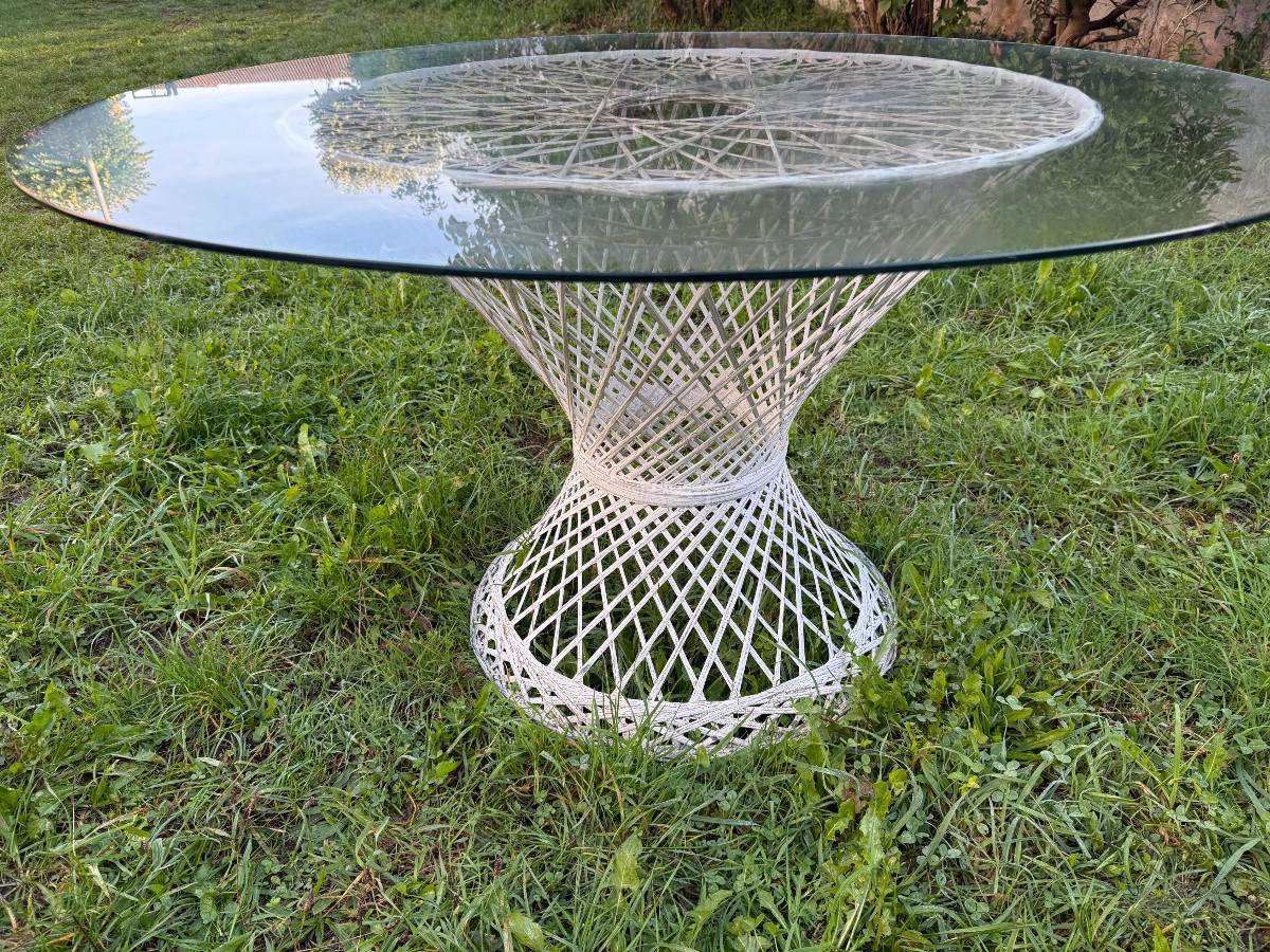 table de jardin russell woodward fibre de verre filée-photo-1