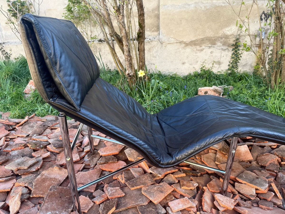 chaise longue de Tord Bjorklund suèdecirca  1970 model skye -photo-4
