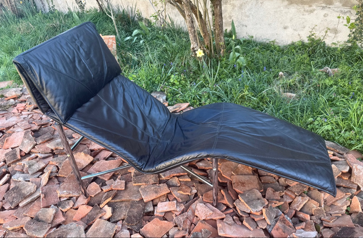 chaise longue de Tord Bjorklund suèdecirca  1970 model skye 