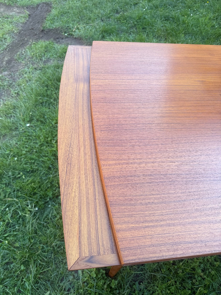 table de salle a manger scandinave a allonges teck-photo-2