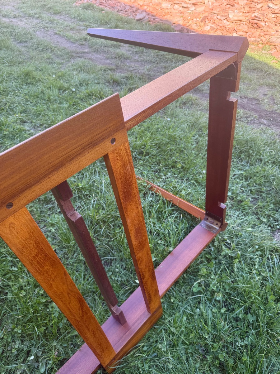 table de salle a manger scandinave a allonges teck-photo-4