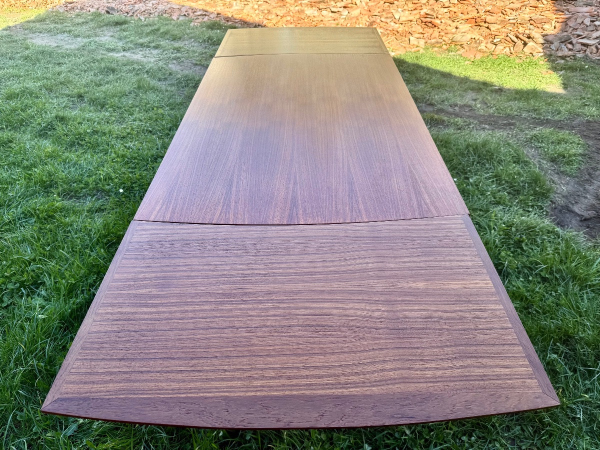 table de salle a manger scandinave a allonges teck-photo-7