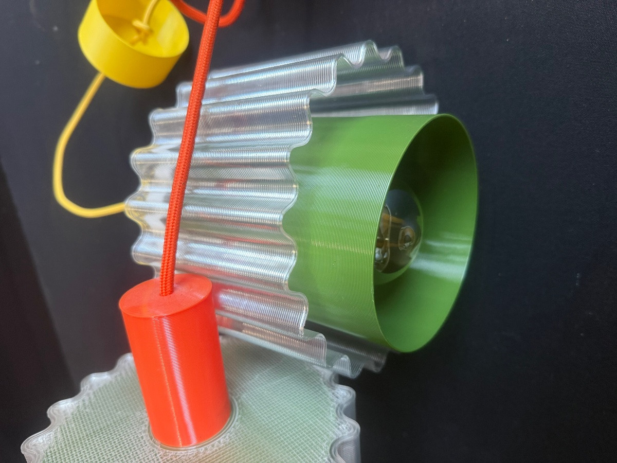 paire de suspensions de couleur plastique -photo-3