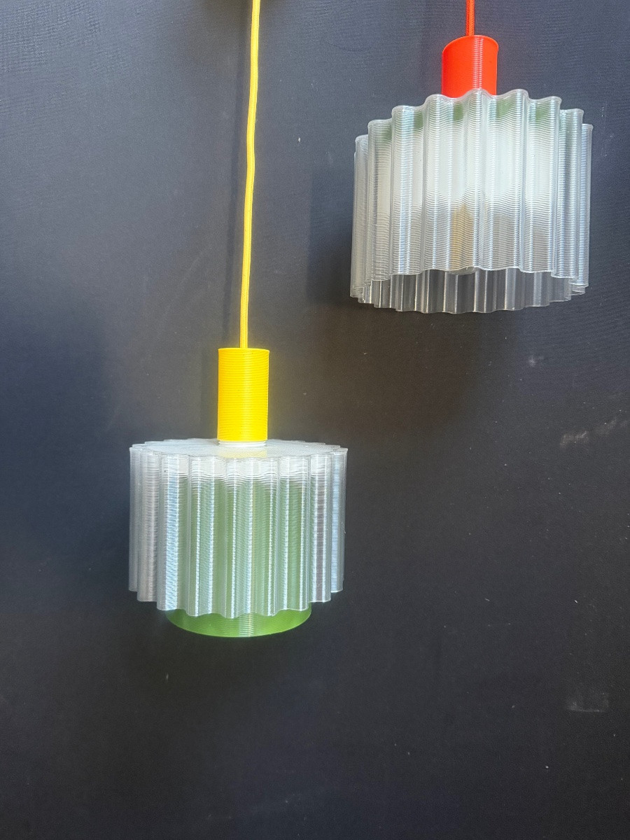 paire de suspensions de couleur plastique -photo-6