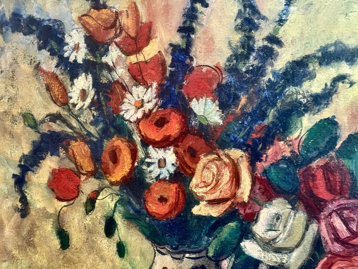 huile sur toile  M Botton 1948-photo-2