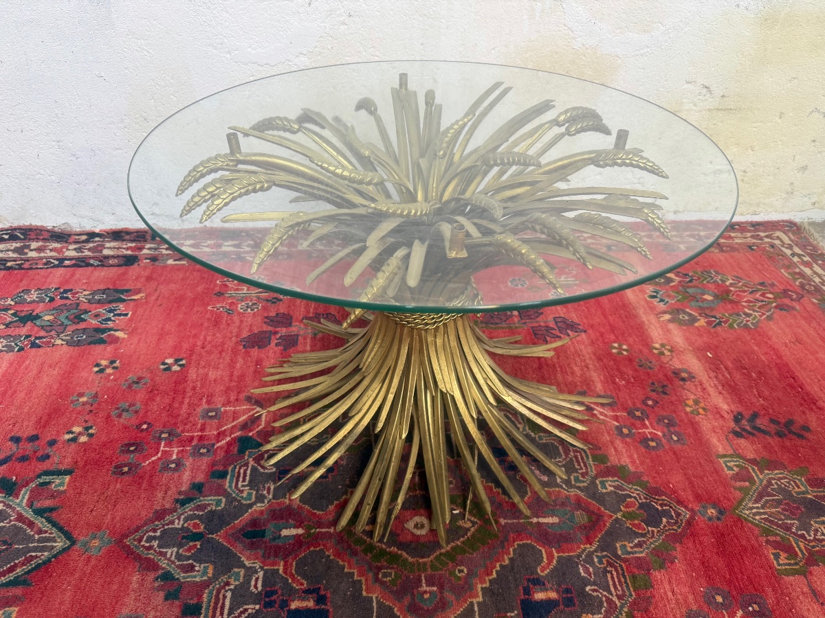 table basse gerbes de bles -photo-2