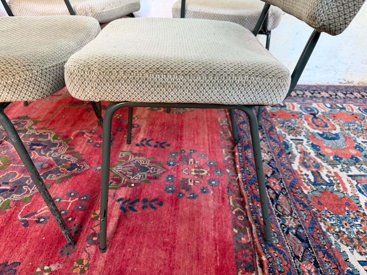 Set Of 6 "prefacto" Chairs Designed By Andre Simard For Airborn-photo-5