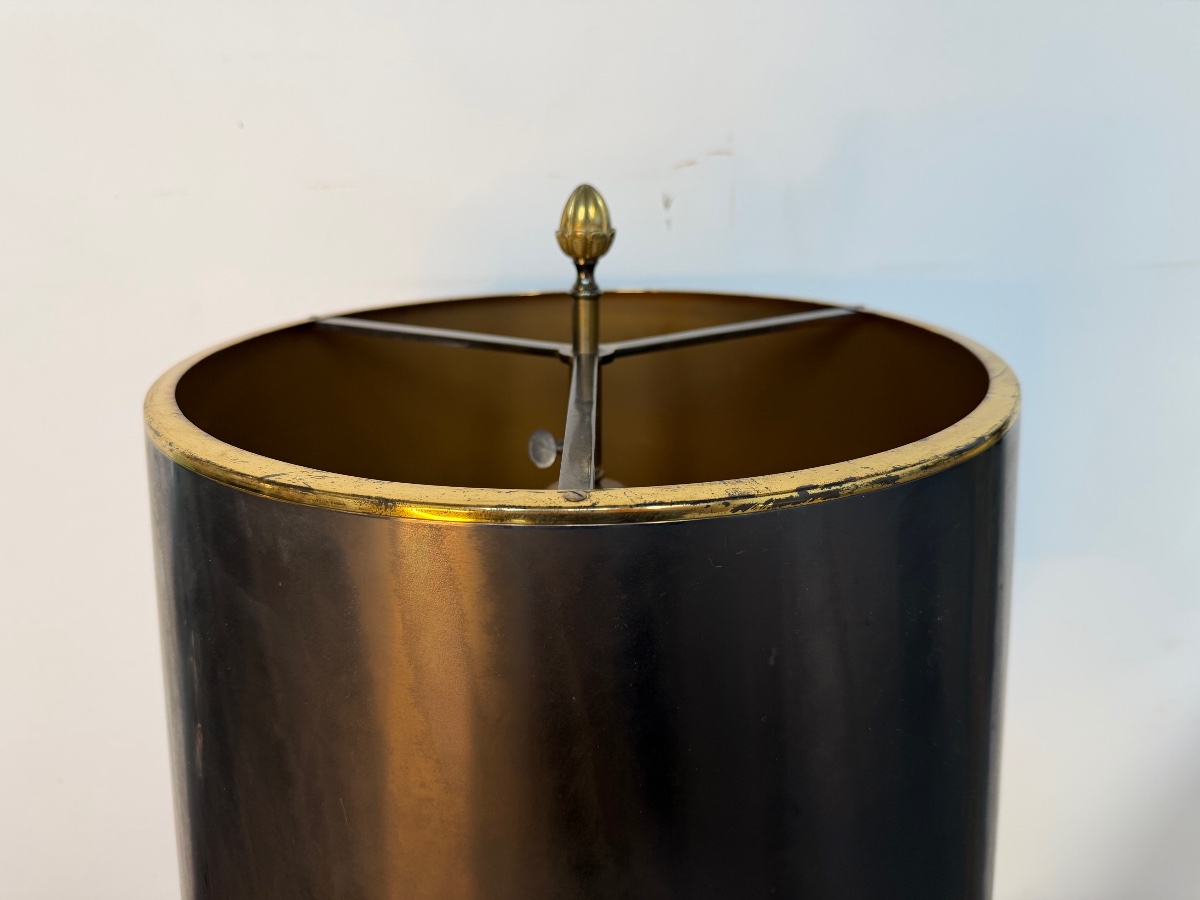 Bronze And Brass Lamp  Dlg  By Maison Charles -photo-3