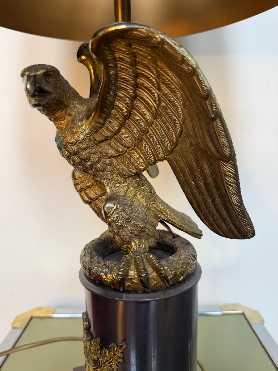 Bronze And Brass Lamp  Dlg  By Maison Charles -photo-6