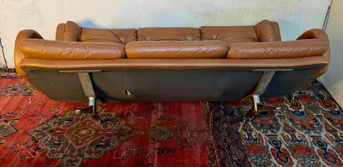 Vintage Leather Sofa-photo-5