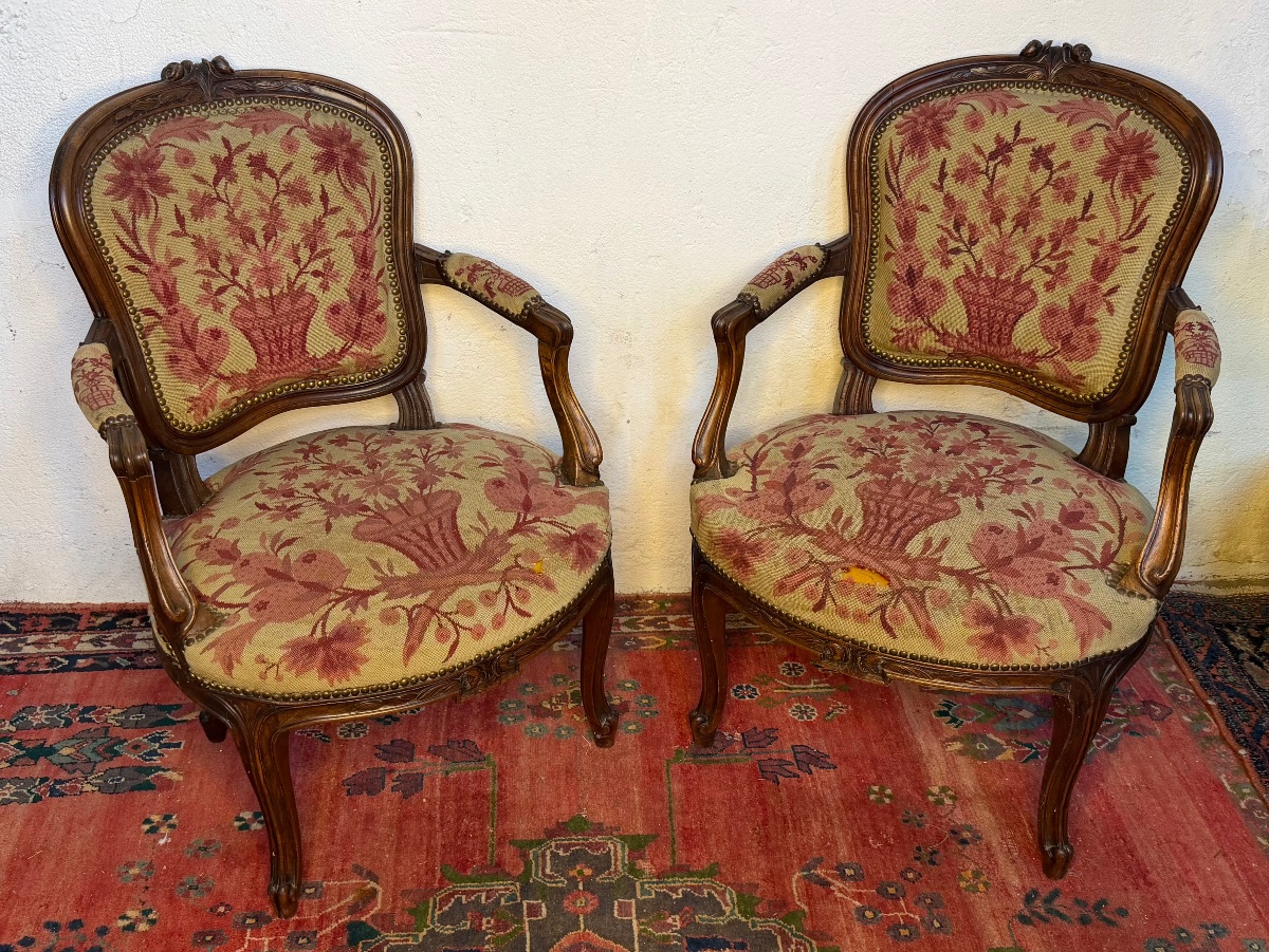 paire de fauteuils lxv transition