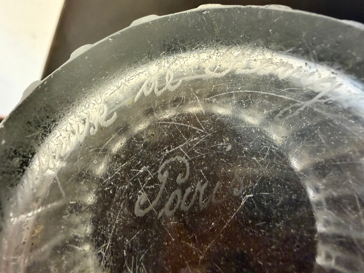 R Vase By Lalique, Formerly Owned By The Marquise De Sévigné In Paris -photo-4