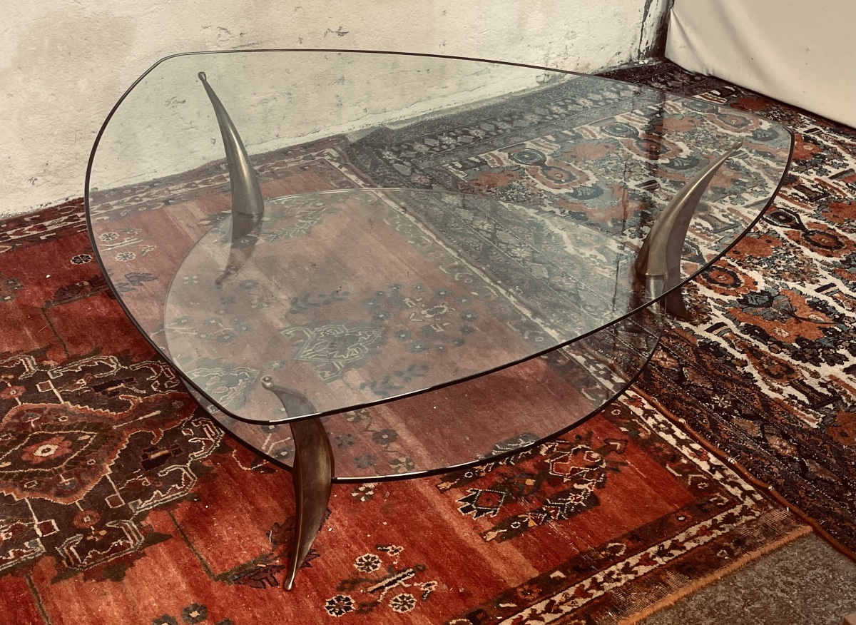 table basse a double plateau -photo-3